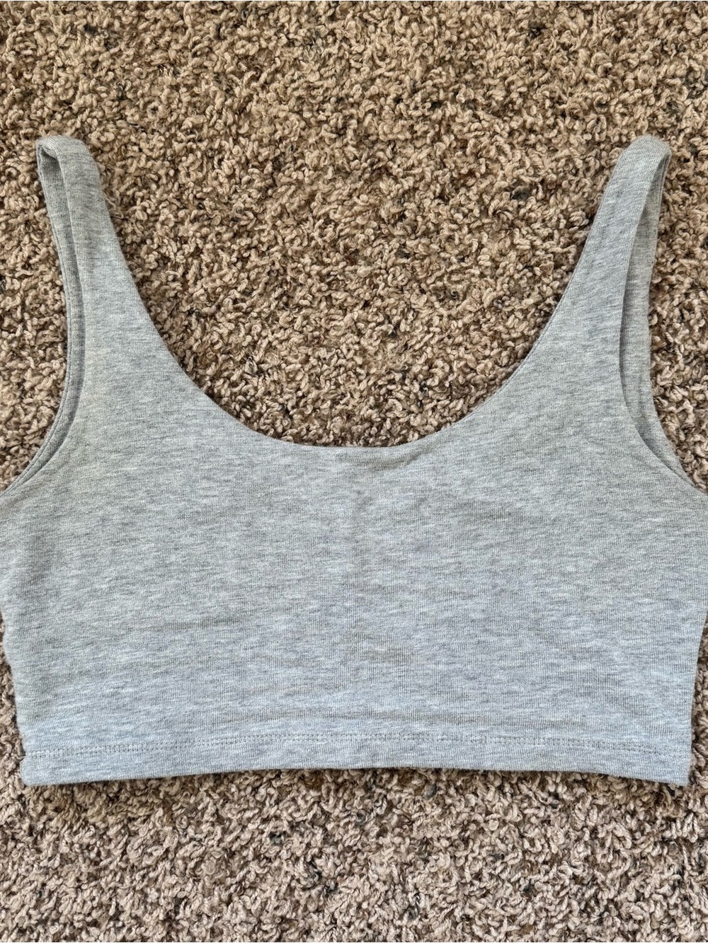 Brandy Melville Grey Bra/Tank